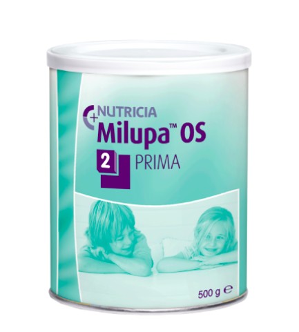 Milupa Харчовий продукт 500г д/медичних цілей: Мілупа Пріма 2 ОС МЕТИЛ.АЦЕД ТА ПРОП ВІД 1р